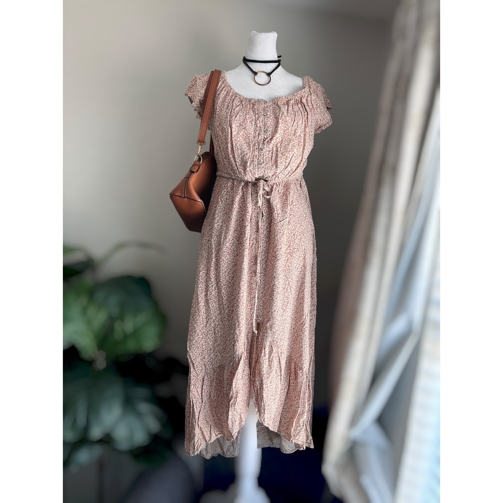 Indigo Rox Floral Midi Dress Size Large
